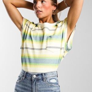 Gilded Intent Boxy Striped T-Shirt